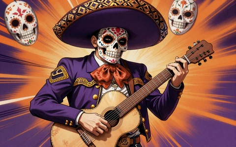 Anime-Bandido Maske f&uuml;r Wild Bandito Megaways Slot bei Irwin Casino